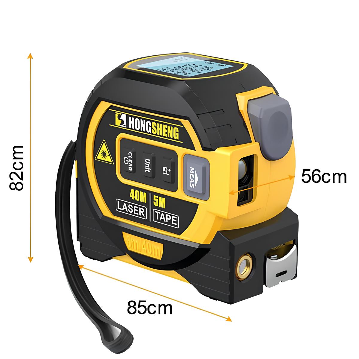 Cinta de Medição Laser Infravermelha 3 em 1